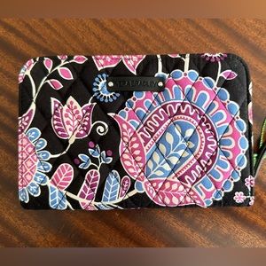 Vera Bradley Zip Around Wallet - Alpine Floral (Retired Print)